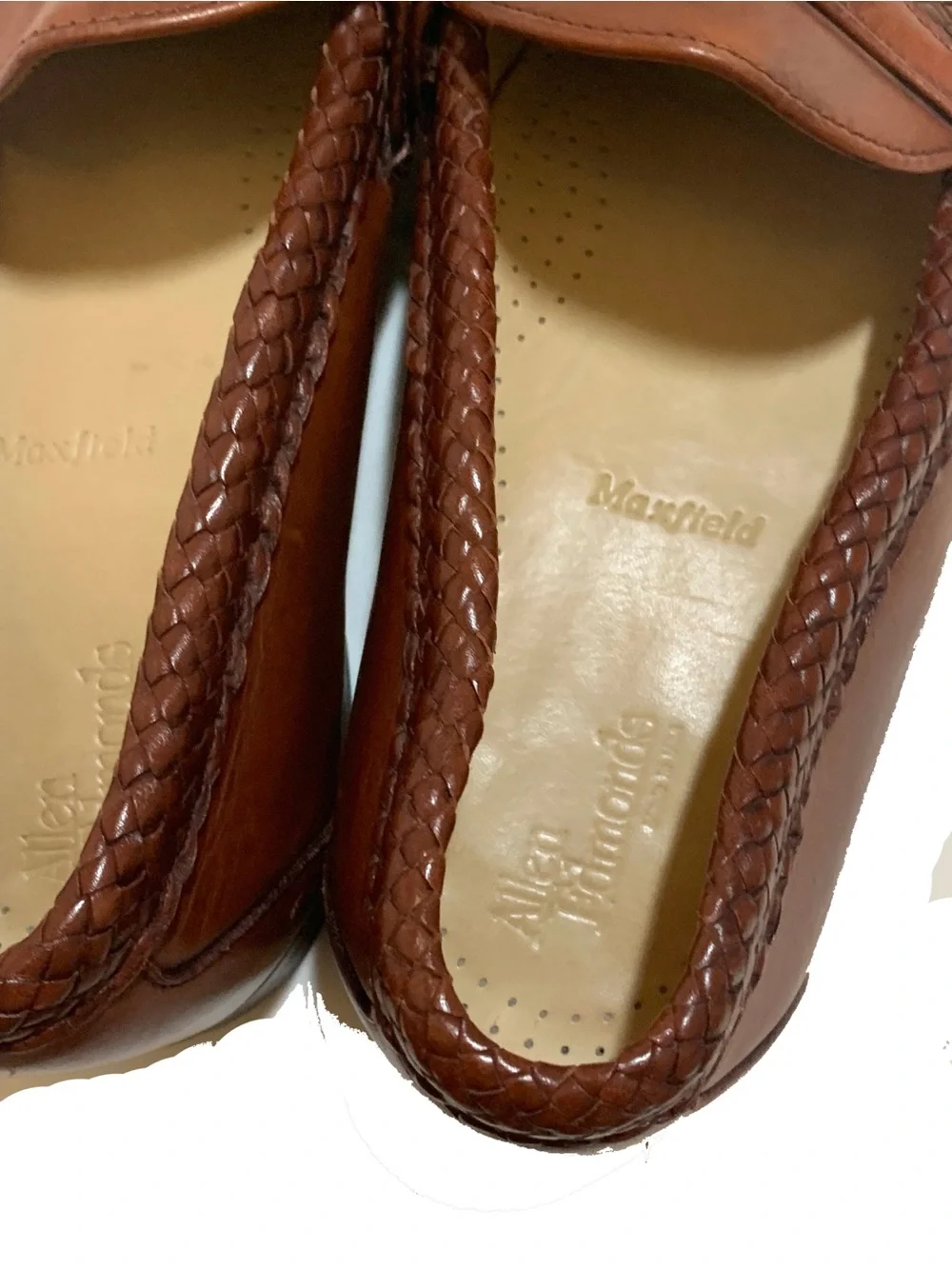 Allen Edmonds Men’s Maxfield Brown leather Tassel Loafer